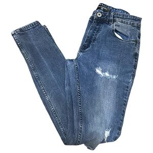 Serenede Skinny Jeans Distressed High-rise Size 30